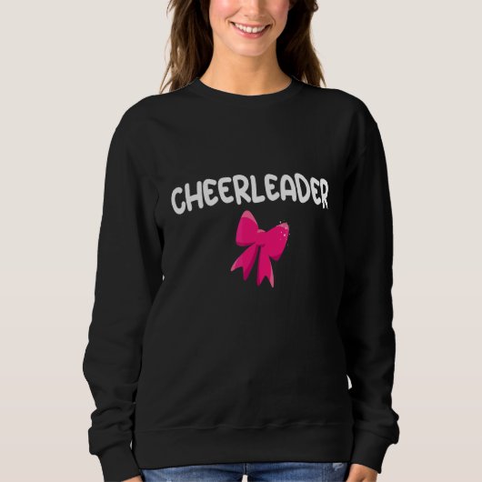 Cheerleading-Netz-Cheerleader-Mädchen-Akrobatik Sweatshirt (Vorderseite)
