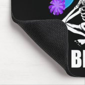 Cheerleading-Papa Lustiger Cheer-Vater  Mousepad (Ecke)