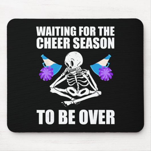 Cheerleading-Papa Lustiger Cheer-Vater  Mousepad (Vorne)