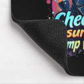 Cheerleading Parteichkaffee Mama überleben Com Mousepad (Ecke)