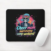 Cheerleading Parteichkaffee Mama überleben Com Mousepad (Mit Mouse)