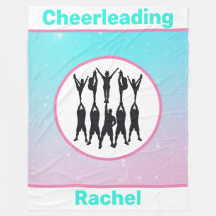 Cheerleading Pastel Fleece-Decke Fleecedecke