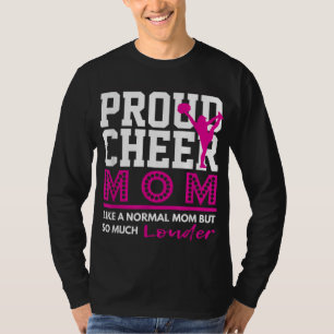 Cheerleading Proud Cheer Mama Graphic T-Shirt