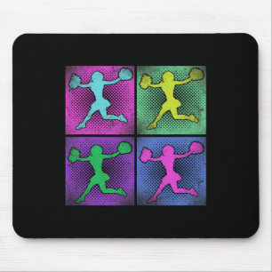 Cheerleading Retro Vintage 80er 90er Jubel  Mousepad