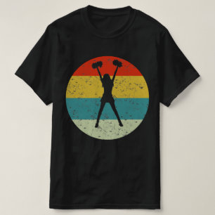 Cheerleading Retro Vintage Silhouette 70er T-Shirt