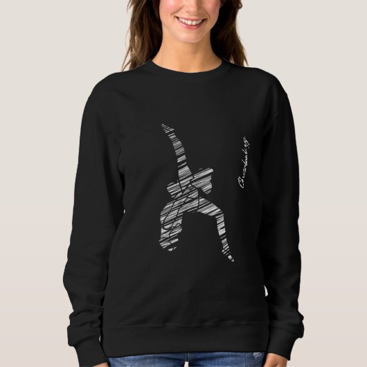 Cheerleading silhouette cheer 10 sweatshirt (Vorderseite)