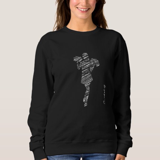 Cheerleading silhouette cheer 19 sweatshirt (Vorderseite)