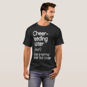 Cheerleading Sister Definition Cheerleader T-Shirt (Vorne ganz)