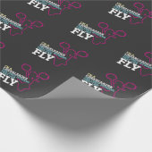 Cheerleading Sport-Cheerleader-Geschenk Geschenkpapier (Ecke)