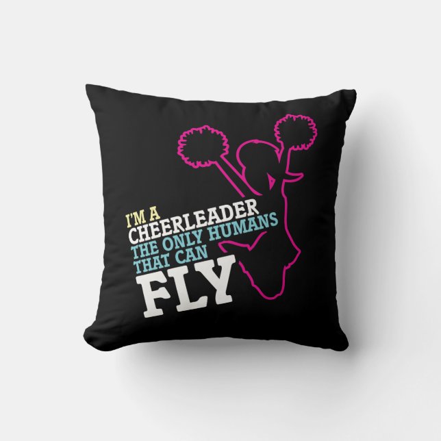 Cheerleading Sport-Cheerleader-Geschenk Kissen (Vorderseite)