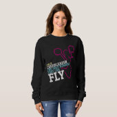 Cheerleading Sport-Cheerleader-Geschenk Sweatshirt (Vorne ganz)