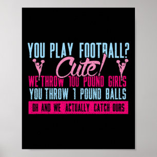 Cheerleading-Sportschule Cheer für Cheerleader  Poster