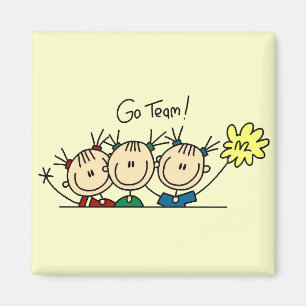 Cheerleading-Squadron T-Shirts und Geschenke Magnet