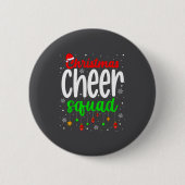 Cheerleading Srts Lover Christmas Cheer Squad  Button (Vorderseite)