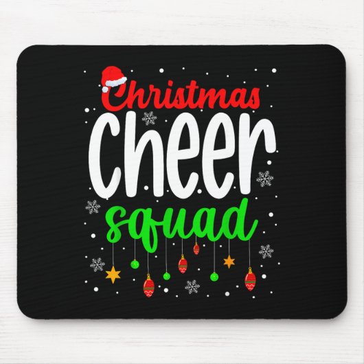Cheerleading Srts Lover Christmas Cheer Squad Mousepad (Vorne)
