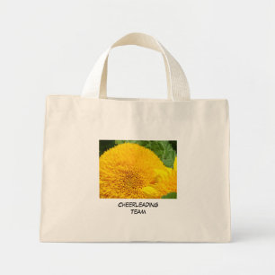 Cheerleading-Team-Sport-Tasche Sonnenblume Mini Stoffbeutel