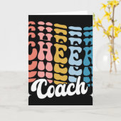Cheerleading-Trainer _14 Karte (Gelbe Blume)