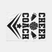 Cheerleading-Trainer _7  Fleecedecke (Vorderseite (Horizontal))