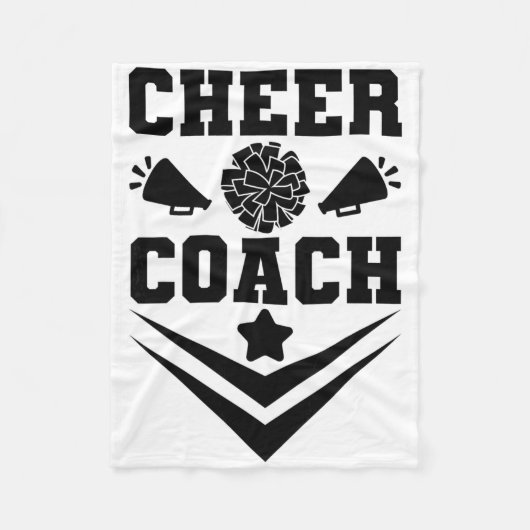 Cheerleading-Trainer _7  Fleecedecke (Vorderseite)