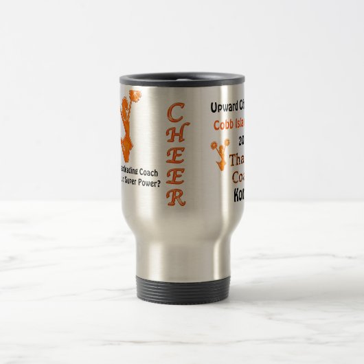 Cheerleading Trainer-Geschenk-Tasse, 5 Reisebecher (Mittel)