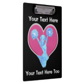 Cheerleading Trainer-Geschenke, personalisiertes Klemmbrett (Rechts)