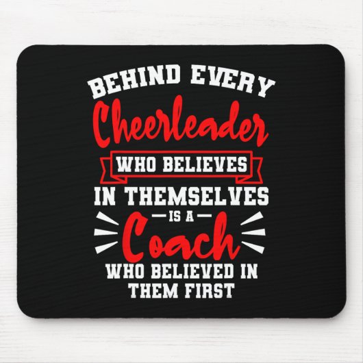 Cheerleading-Trainer-Team-Cheer-Cheerleader-Squadr Mousepad (Vorne)