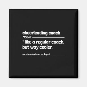 Cheerleading-Trainer wie normal, aber viel cooler  Magnet