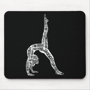 Cheerleading-Tumbling-Flip-Akrobatik-Mädchen-Desig Mousepad