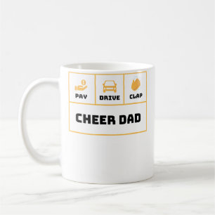 Cheerleading-Vater Cheerleader Cheer-Vater Kaffeetasse
