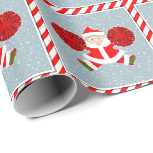 Cheerleading-Weihnachtspapier Geschenkpapier