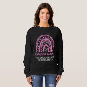 Cheermutter Mama Cheermutter Cheerleader Mama 1 Sweatshirt (Vorne ganz)