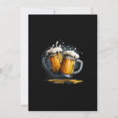 Cheers and Beers 40th Birthday Party Einladung (Rückseite)