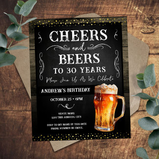 Cheers and Bers 30. Geburtstag Party Budget