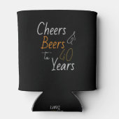 Cheers and Bers 40. Geburtstag Gastgeschenk Dosenkühler (Rückseite)