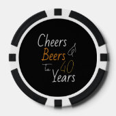 Cheers and Bers 40. Pokerchips (Vorderseite)