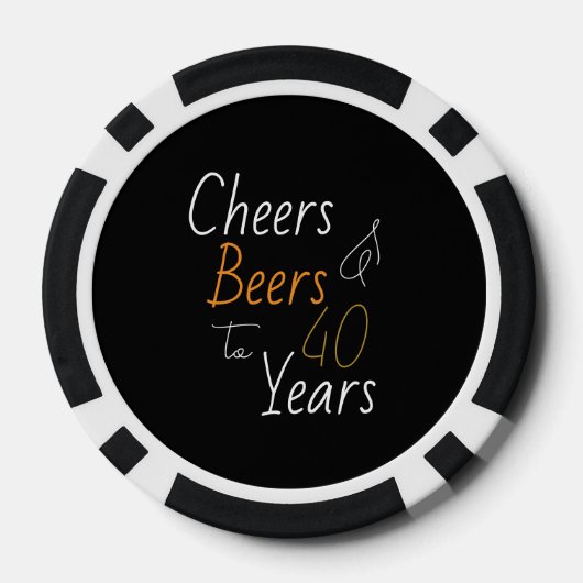 Cheers and Bers 40. Pokerchips (Rückseite)