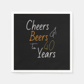 Cheers and Bers 40. Serviette (Vorderseite)