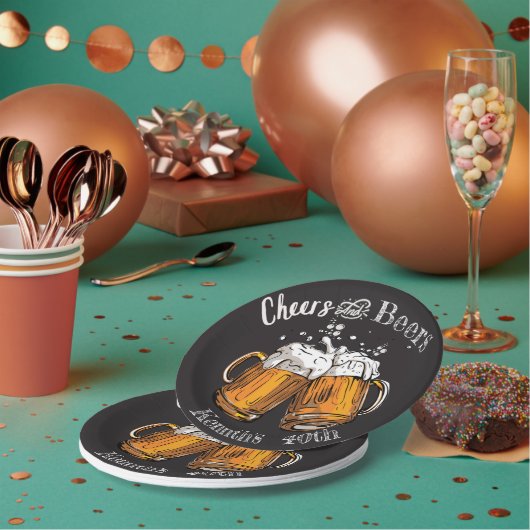 Cheers and Bers 60. 40. 50. 30. 21. Pappteller (Multi)