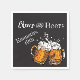 Cheers and Bers 60. 40. 50. 30. 21. Serviette
