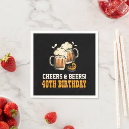 Cheers and Bers Napkins - Dekoration auf Oktoberfe Serviette