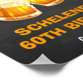 Cheers and Bers Überraschung 60. Geburtstag Willko Poster (Ecke)