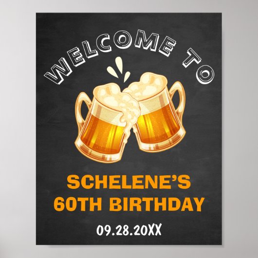 Cheers and Bers Überraschung 60. Geburtstag Willko Poster (Vorne)