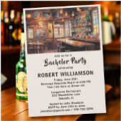 Cheers and Biers Custom Bachelor Party Einladung