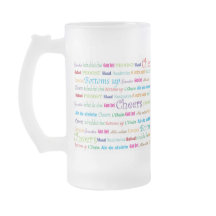 Cheers_Around das Welthohe mattierte Glas