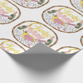 CHEERS BAM BIRD Wrapping Paper Mahjong Niedlich! Geschenkpapier (Ecke)