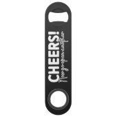 Cheers Beer Steel Bottle Opener Speed Flaschenöffner (Rückseite)