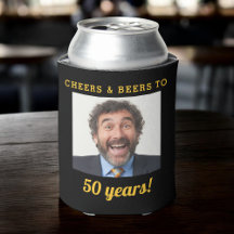 Cheers & Beers 50 Jahre Geburtstag Foto Keepake