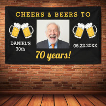Cheers & Beers 70 Jahre Geburtstagsjause Foto Keep