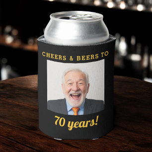 Cheers & Beers 70 Jahre Geburtstagsjause Foto Keep Dosenkühler