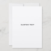 Cheers Beers Birthday Invite - Custom Party Design Einladung (Rückseite)